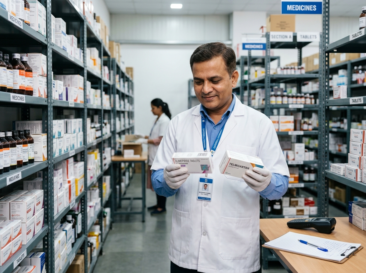 Pharmacist Quality Inspection at Garg Pharma